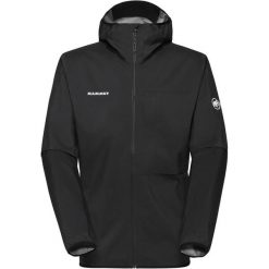 Kurtka z membraną męska Mammut Ducan Light HS Hooded Jacket. Czarne kurtki męskie Mammut, l, bez wzorów, bez kaptura. Za 809.40 zł.