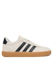 Adidas Sneakersy Vl Court 3.0 KI6493 Beżowy. Brązowe buty sportowe dziewczęce Adidas, bez wzorów, ze skóry, bez zapięcia. Za 219.99 zł.
