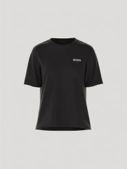 Bjorn_borg BORG ESSENTIAL ACTIVE T-SHIRT damski – BLACK BEAUTY. Czarne t-shirty damskie Björn Borg, xs, bez wzorów, bez kołnierzyka. Za 173.00 zł.