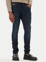 Calvin Klein Jeans Jeansy LV04RD718G Granatowy Skinny Fit. Niebieskie jeansy męskie Calvin Klein Jeans. Za 519.99 zł.