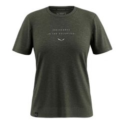 T-shirt damski Salewa Eagle Eitd AM. Zielone t-shirty damskie Salewa, m, bez wzorów, z materiału, bez kołnierzyka. Za 370.50 zł.