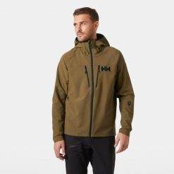 Kurtka narciarska Helly Hansen Odin Pro. Brązowe kurtki sportowe męskie Helly Hansen, na zimę, m, bez wzorów, narciarskie. W wyprzedaży za 860.00 zł.