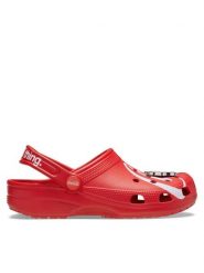 Crocs Klapki Classic Clog Coca-Cola 212129 Czerwony. Czerwone klapki męskie Crocs, z tworzywa sztucznego. Za 299.99 zł.