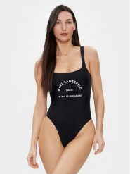 KARL LAGERFELD Strój kąpielowy 240W2274 Czarny. Czarne kostiumy jednoczęściowe damskie KARL LAGERFELD, xs, bez wzorów, z syntetyku. Za 319.99 zł.