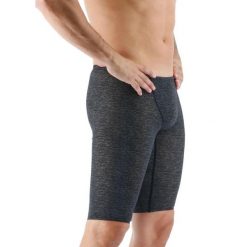 Spodenki męskie TYR Lapped jammer. Czarne kąpielówki męskie TYR, m, bez wzorów, do pływania. Za 232.89 zł.