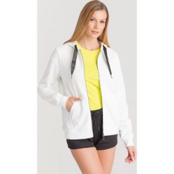 BLUZA Armani Exchange. Białe bluzy damskie Armani Exchange, l, bez wzorów, z materiału, z kapturem. Za 335.40 zł.