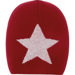 Czapka w kolorze czerwonym. Czerwone czapki dla dzieci Najmodniejsze ubrania dla dzieci, bez wzorów, z bawełny. W wyprzedaży za 35.95 zł.