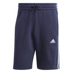 Szorty sportowe męskie adidas Essentials. Niebieskie krótkie spodenki sportowe męskie Adidas, m, bez wzorów, na fitness i siłownię. Za 134.00 zł.