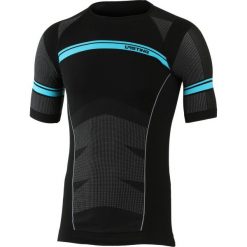 Męska koszulka funkcyjna MUT51. Czarne koszulki sportowe męskie LASTING, l, bez wzorów, z materiału, bez kołnierzyka, bez ramiączek, trekkingowe. Za 159.00 zł.