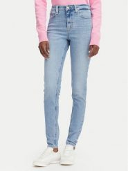 Tommy Jeans Jeansy DW0DW23080 Niebieski Slim Fit. Niebieskie jeansy damskie Tommy Jeans. Za 409.99 zł.