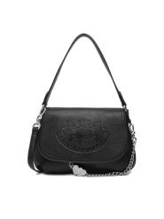 Juicy Couture Torebka CEO-BIJXT8993WVP Czarny. Czarne torebki do ręki damskie Juicy Couture, bez wzorów, z materiału, bez dodatków. Za 349.99 zł.