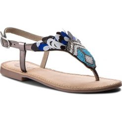 Japonki GIOSEPPO - 45305 Blue. Niebieskie klapki damskie Gioseppo, z materiału. W wyprzedaży za 149.00 zł.