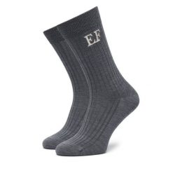 Skarpety długie Elisabetta Franchi. Szare skarpety damskie Elisabetta Franchi, bez wzorów. Za 389.99 zł.