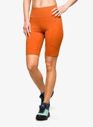 Spodenki turystyczne damskie Fjallraven Abisko Short Tights. Brązowe szorty damskie Fjällräven, s, bez wzorów, z elastanu. Za 488.00 zł.