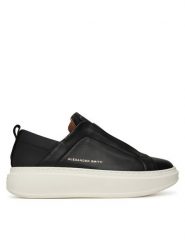 Alexander Smith Sneakersy Wembley Slip-On-ASBCWLW Czarny. Czarne trampki i tenisówki damskie Alexander Smith, bez wzorów, ze skóry, bez zapięcia. Za 699.99 zł.