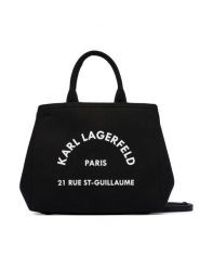 KARL LAGERFELD Torebka B2W50003 Czarny. Czarne torebki do ręki damskie KARL LAGERFELD, bez wzorów, z materiału, bez dodatków. Za 429.99 zł.