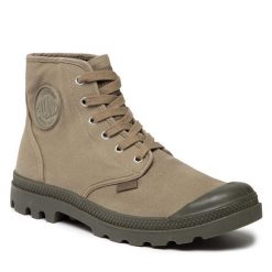 Trapery Palladium. Zielone kozaki męskie Palladium, bez zapięcia. Za 279.99 zł.