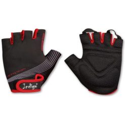 Rękawiczki Fitness i Rowerowe oddychające INDIGO. Czarne rękawiczki męskie INDIGO SPORTS, bez wzorów, sportowe. Za 43.00 zł.