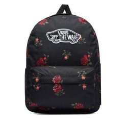 Plecak Vans. Czarne plecaki damskie Vans, bez wzorów, sportowe. Za 169.99 zł.