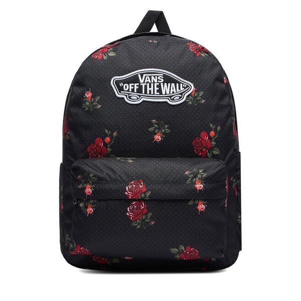 Plecak Vans. Czarne plecaki damskie Vans, bez wzorów, sportowe. Za 169.99 zł.