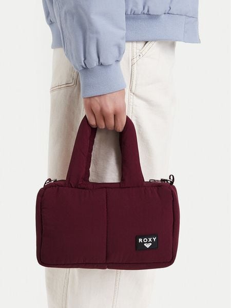 Roxy Torebka WBEOHP-ROXY-MZ-004-10 Bordowy. Czerwone torebki do ręki damskie Roxy, bez wzorów, bez dodatków. Za 59.99 zł.