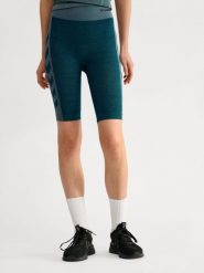 Damskie szorty bezszwowe Hummel Clea. Niebieskie szorty sportowe damskie Hummel, s, bez wzorów, z materiału, eleganckie, na fitness i siłownię. Za 172.50 zł.