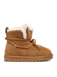 DeeZee Śniegowce DZKD-MX05 Brązowy. Brązowe buty zimowe dziewczęce DeeZee, z materiału, bez zapięcia. Za 299.99 zł.