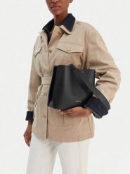 GINO ROSSI Torebka C-LX10291 Czarny. Czarne torebki do ręki damskie Gino Rossi, bez wzorów, z materiału, bez dodatków. Za 279.99 zł.