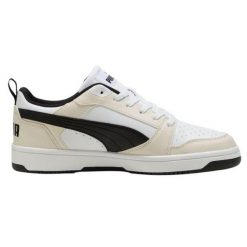 Damskie Buty Sportowe Rebound V6 Low Cut. Białe obuwie sportowe damskie Puma, bez wzorów, trekkingowe. Za 329.99 zł.