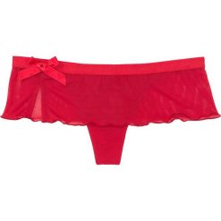 Stringi mini bonprix czerwony. Czerwone stringi damskie bonprix, z bawełny. Za 29.99 zł.