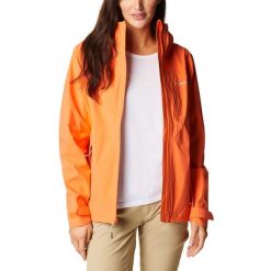 Kurtka przeciwdeszczowa damska Columbia Omni-Tech Ampli-Dry. Brązowe kurtki sportowe damskie Columbia, xs, bez wzorów, bez kaptura, trekkingowe. Za 329.99 zł.