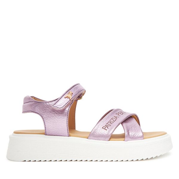 Sandały Patrizia Pepe. Fioletowe sandały dziewczęce Patrizia Pepe, bez zapięcia. Za 289.99 zł.