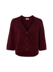 MOS MOSH Kardigan z zawartością wełny i alpaki - MMThora Lizet Kobiety czerwony, L. Czerwone kardigany damskie Mos Mosh, l, bez wzorów, z wełny. Za 499.95 zł.