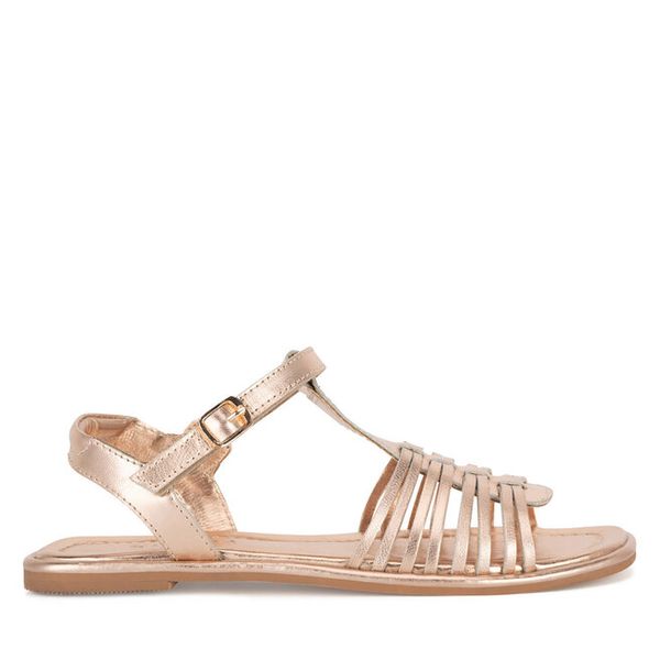 Sandały Badura. Żółte sandały dziewczęce Badura, bez zapięcia. Za 139.99 zł.