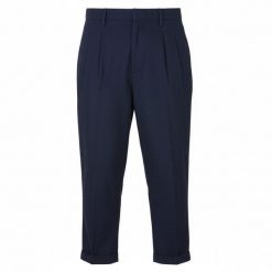 Scotch & Soda damskie spodnie bawełniane W26 L32 cropped plisy. Niebieskie spodnie materiałowe damskie COACH SOAK, l, bez wzorów, z bawełny. Za 265.99 zł.