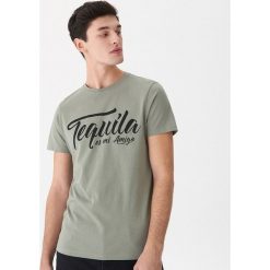 T-shirt z nadrukiem Tequila - Zielony. T-shirty męskie marki House. Za 29.99 zł.