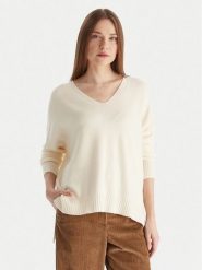 Kontatto Sweter 3M0842C Écru Relaxed Fit. Swetry damskie Kontatto, m, bez wzorów, z syntetyku, bez kołnierzyka, bez ramiączek, bez kaptura. Za 339.99 zł.