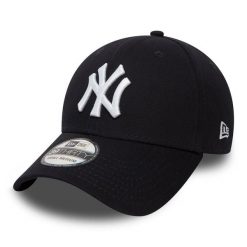Czapka z daszkiem New Era MLB New York Yankees. Niebieskie czapki i kapelusze męskie New Era, bez wzorów, sportowe. Za 198.00 zł.