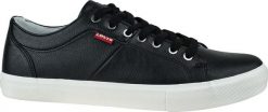 Levi`s Buty męskie Woodward czarne r. 41 (231571-794-59). Czarne trampki męskie bez wzorów, bez zapięcia. Za 217.83 zł.