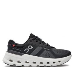 Buty do biegania On. Czarne obuwie sportowe damskie On, bez wzorów, do biegania. Za 749.99 zł.