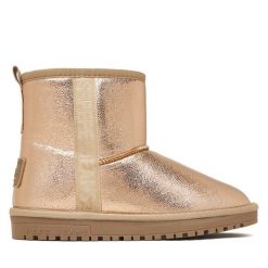 Śniegowce Pepe Jeans. Żółte śniegowce dziewczęce Pepe Jeans, z jeansu, bez zapięcia. Za 299.99 zł.