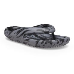 Japonki Crocs Mellow Marbled Recovery. Szare klapki damskie Crocs, bez wzorów. Za 109.99 zł.
