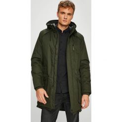 Selected - Parka. Czarne parki męskie Selected, z bawełny. W wyprzedaży za 599.90 zł.