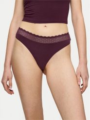 Triumph Stringi Feel Of Modal 10219764 Bordowy. Czerwone stringi damskie Triumph, s, bez wzorów. Za 49.99 zł.