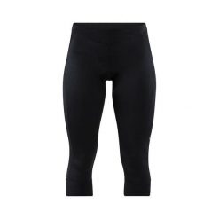Szorty damskie Craft Essence Knickers. Czarne spodnie dresowe damskie Craft, bez wzorów, z materiału, sportowe, na fitness i siłownię. W wyprzedaży za 398.10 zł.