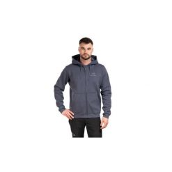 Bluza trekkingowa męska Emblem Fleece Full Zip Hoody. Szare bluzy męskie Arc'teryx, m, bez wzorów, z polaru, bez kaptura. Za 749.99 zł.