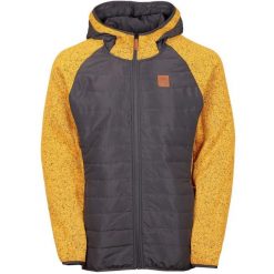 Polarowy sweter męski Fundango Obsidian Hybrid. Brązowe bluzy męskie Fundango, m, bez wzorów, z polaru, bez kołnierzyka. Za 239.90 zł.