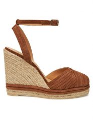 Castañer Espadryle Colina/186 025685 Brązowy. Brązowe sandały damskie Castañer, bez wzorów, ze skóry, bez obcasa, bez zapięcia. Za 849.99 zł.