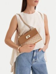 Nine West Torebka CEO-Nyxa-KY219 Beżowy. Brązowe kopertówki damskie Nine West, bez wzorów, z materiału, bez dodatków. Za 179.99 zł.