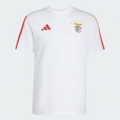 Koszulka SL Benfica DNA. Białe koszulki sportowe męskie Adidas, xl, bez wzorów, z bawełny, bez kołnierzyka, bez ramiączek, do piłki nożnej. Za 139.00 zł.